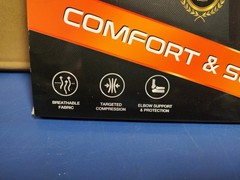NIB Elbow Sleeve For Tennis & Golfer’s Elbow Pain Relief Compression Sleeve Smal