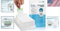Ultimate Combo Pack: 24 Disposable Bedside Commode Liners with Absorbent Pads