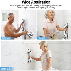 2 Pack Grab Bars for Shower Handle, Elderly Assistance Products, Seniors Removab