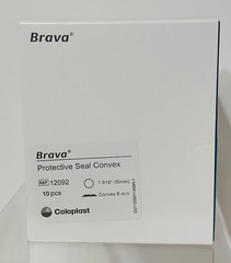 Coloplast Brava CONVEX PROTECTIVE SEAL Barrier #12092 1-3/16″ 8mm 1BX/10EA ~2027