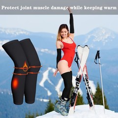 4 Pcs Thermal Arm Warmer Cycling for Men Full Length Warmers Arm Sleeves Leg …