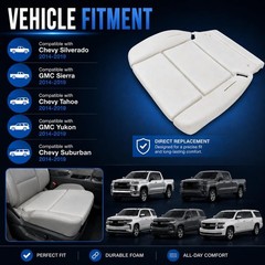 Driver or Passenger Side Bottom Seat Foam Cushion Compatible with Chevy Silve…