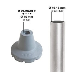 Crutch Tips 3/4 Inch (X2 Units), All Terrain Non-Slip Cane Tips, Heavy Duty Rubb