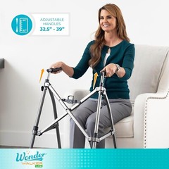 NEW Stander Wonder Walker Lite 4275-CB SHORT HEIGHT Folding Walker in Cobalt Bue