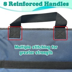 Washable Reusable Patient Transfer Bed Pad w/Reinforced Handles for Caregivers
