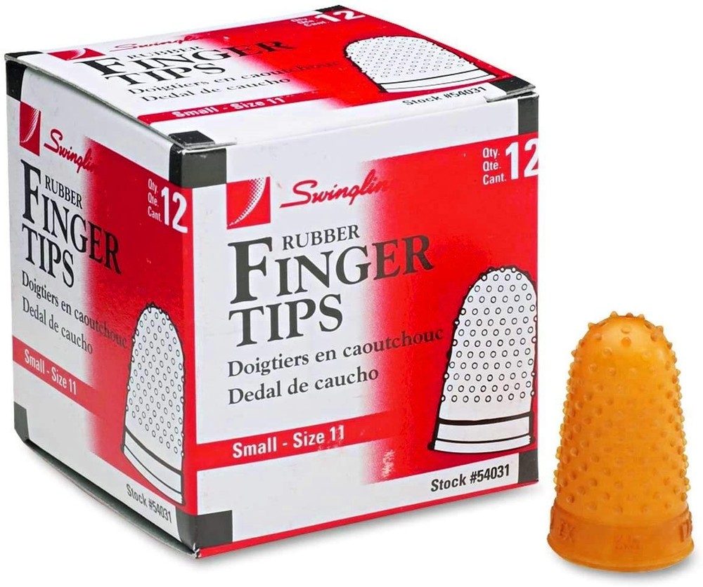 High Quality Rubber Office Tips 1 Dozen Durable Grip Extra Thick Material