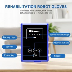 Hand Recovery Device – Rehabilitation Robot Gloves for Stroke Therapy, Adjustabl