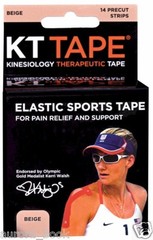 Kinesiology Therapeutic KT Tape Elastic Sports Tape 14 Count – Beige WA56029