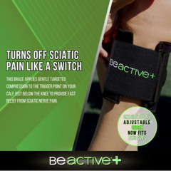 BEACTIVE plus Acupressure System – Sciatica Pain Relief Brace for Sciatic Nerve