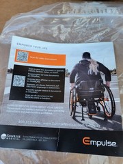 Sunrise Medical Empulse R90 MOTOR ONLY Attendant Power Assist Wheelchair