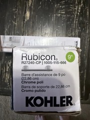 Kohler Rubicon 9” Assist Grab Bar Polished Chrome R27240-CP Open Box