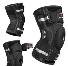 Professional Knee Brace for Knee Pain, Hinged Knee Support with Patented X-St…
