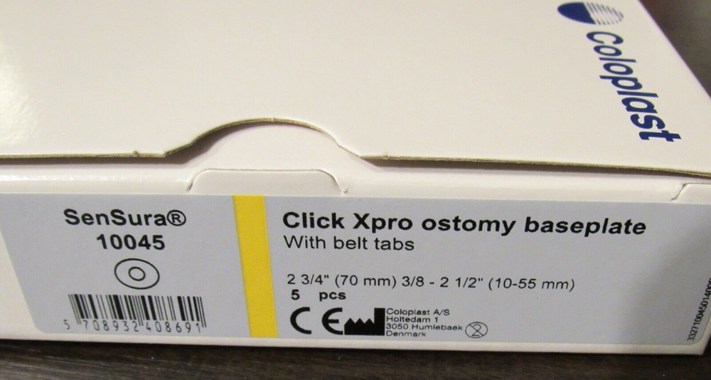 Coloplast Ostomy Barrier SenSura 2-3/4″ Flange Cut-To-Fit, 3/8-2-1/2″ 10045