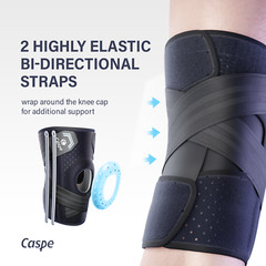 Knee Sleeve Compression Brace Support Meniscus Sport Joint Pain Arthritis Relief