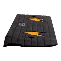 1″ Rise Rubber Threshold Ramp 44.5″ Wide for Wheelchair Scooter Power Chair