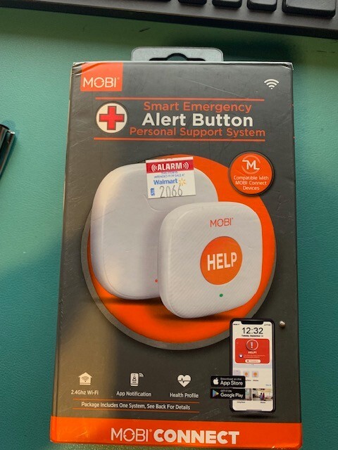 Mobi Smart Emergency Alert Button Personal Support System Sealed Mobi Connect