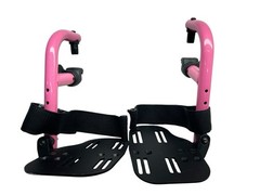 Pair Quickie Iris Manual Wheelchair Footrest Leg Rest Foot Rest Kid Pediatric