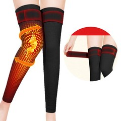 Wormwood Warm Knee Pads, Adjustable Strap Long Compression Sleeve, Cotton The…