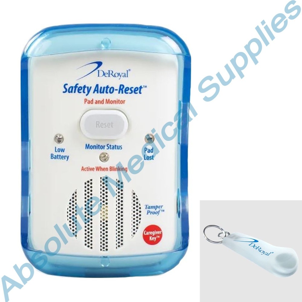 *1-Pack* DeRoyal Safety Auto-Reset Pad & Monitor Patient Alarm M2100-SL