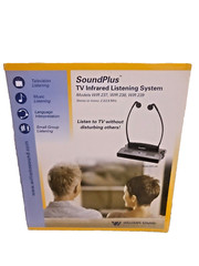 OEM WILLIAM SOUND TV INFRARED LISTENING SYSTEM SOUNDPLUS WIR RX238 WIRELESS