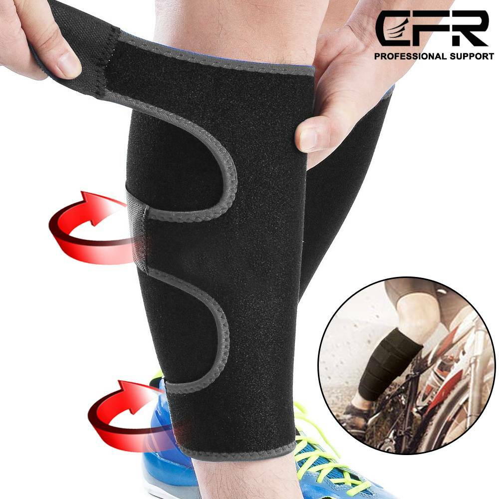 Calf Brace Adjustable Shin Splint Support Leg Compression Muscle Swelling Wrap