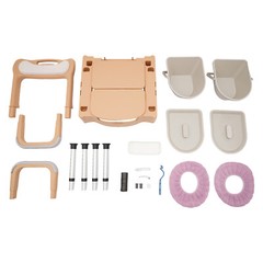 Height Adjustable Bath Seat Bedside Commode Toilet Chair Heavy Duty Adult Senior
