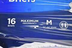 Lot of 2 Rely Maximum Absorbency Medium Size Briefs 16/Pack 32″ To 44″