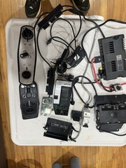 Permobil Corpus M3 Lot of electrical components for parts, used, untested