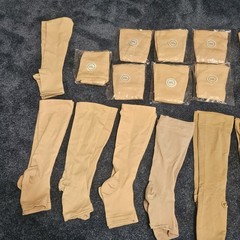 Lot 18 Pairs Plus Size 3XL COMPRESSION Diabetic Stockings New & Other – Open Toe