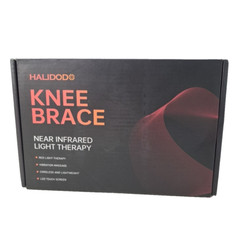 HALIDODO Red Light Therapy & Vibration Rechargeable Massage Knee Brace (K508)