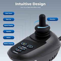 5 Gears Electric Wheelchair Joystick Controller DC 24V Universal 4 Key IPX3