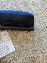Single Ergobaum Dual-Military Ergonomic Crutches Underarm Pads Carbon Fiber