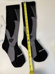 Nurse Yard CORE Compression Socks~Size S/M~Black~1 pair~Leg Pain Relief~New~NIP