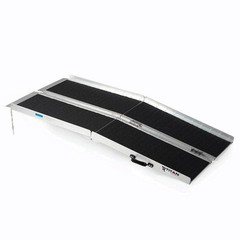Titan Ramps 5ft Multi-Fold Aluminum Wheelchair Ramp 600 lb Capacity 29in Wide