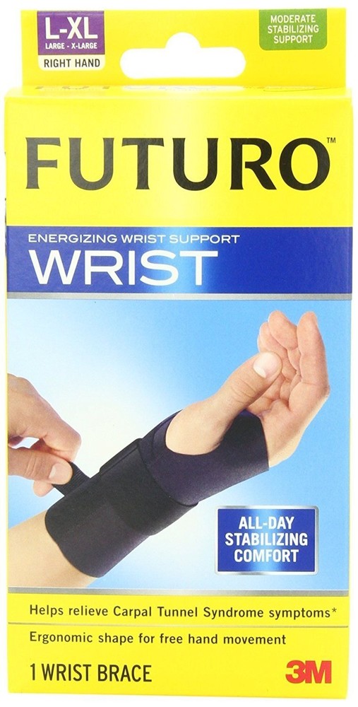 3M Futuro Wrist Stabilizing Support Moderate Soft Right Large Extra Large 1ct