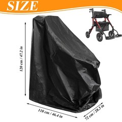 Wheelchair Cover, Electric Cover Waterproof , Black