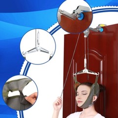 Cervical Neck Traction Device Back Stretcher Pain Relief Over The Door Arthritis