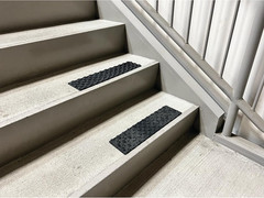 Adhesive Rubber Step Mats 2 Pack Non-Skid Traction for Trailer Truck Boat 4×15.5