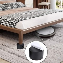 Ezprotekt 2 Inch Bed and Furniture Risers, 4 Pack Sofa 3.15″ x 2″, Black