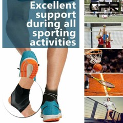 Ankle Brace Support Compression Sleeve Plantar Fasciitis Pain Relief Foot Wrap