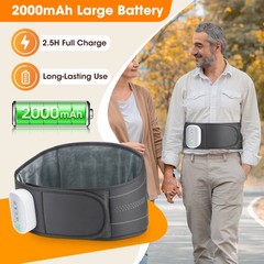 US Heating Massage Decompression Belt Lumbar Support for Lower Back Pain Relief