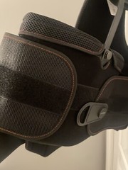DonJoy Back Brace II TLSO Size XL Black with Shoulder Straps Thoracic Rehab