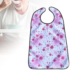 Adult Bibs for Eating Waterproof Full Protection for Elderly Women and Men White