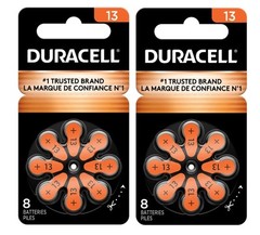 Duracell Activair Mercury Free Hearing Aid Batteries Size 13 (8-240). Exp-2029
