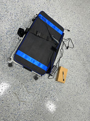 Rollator wheelchair lifter Battery Powered Lift 100 lb portable light weight