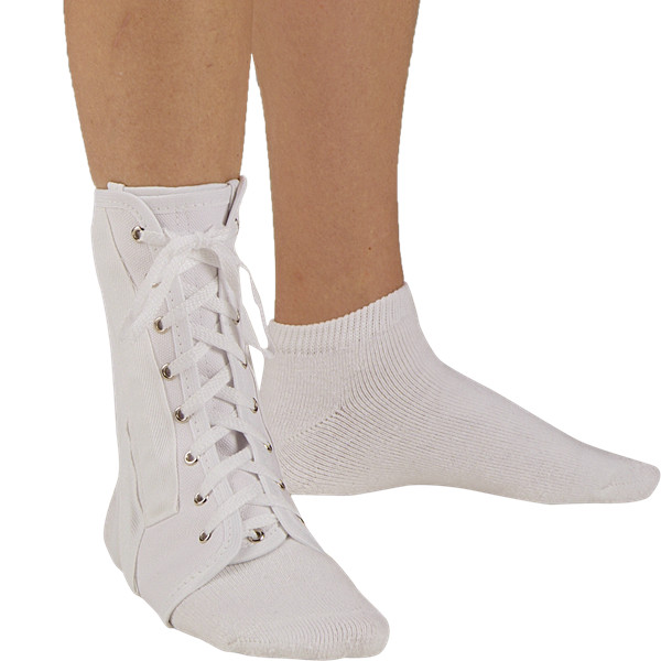 DeRoyal Canvas Lace-Up Ankle Brace