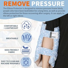 1 PCS Colorful Pattern Elbow Protector Elderly Adjustable Pressure Sore Pad