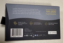 Audien Atom Pro 2 Rechargeable OTC Hearing Aids New, Open Box