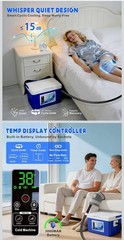 Cooler-Tyu Cold Therapy Machine, 3000Mah Battery, 8.5 Qt Portable Ice