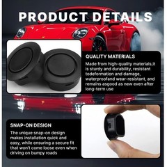10PCS Car Bumper Hole Plugs Parking Sensor Covers Universal Dustproof